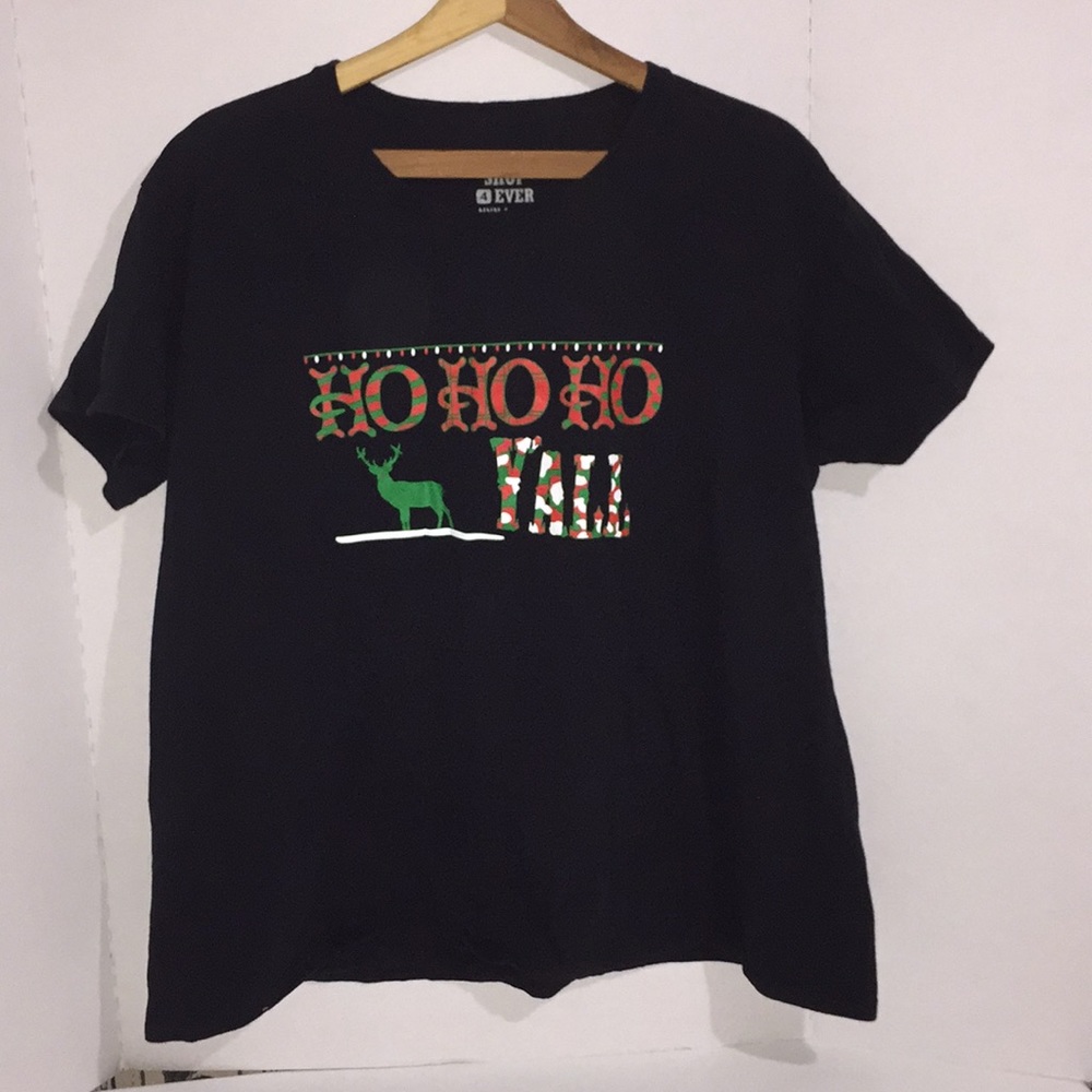 Black Christmas Tee ladies 3X